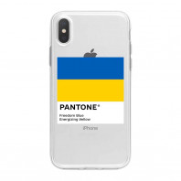 Патріотичний чохол для iPhone X і Xs з малюнком "Pantone" Патріотичний чохол для iPhone X і Xs з малюнком "Pantone"